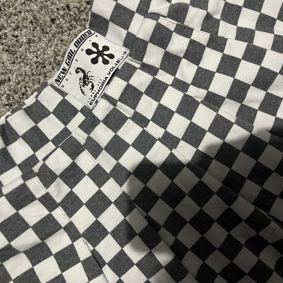 Checkered Skater Skirt - Picture 3 of 3